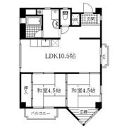 フルーヴェ1番館の間取り画像