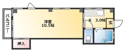 ハイツ15の間取り画像
