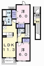 エコライフ野地 第2号棟の間取り画像
