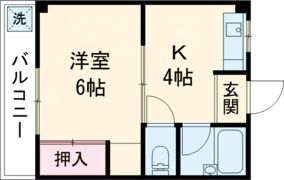 コーポ久の間取り画像