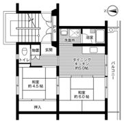 ビレッジハウス千津ヶ谷1号棟の間取り画像