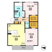 パレス オンの間取り画像