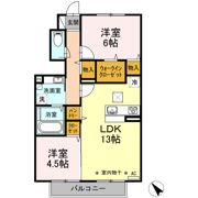 雅 壱番館の間取り画像