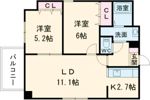 グレイスコート菊水の間取り画像
