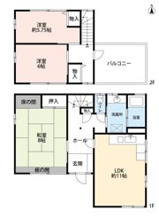 行田市持田戸建の間取り画像