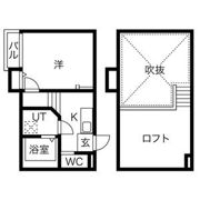 Ampio八田の間取り画像
