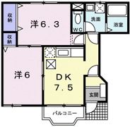 グレイスフルフィールドⅣの間取り画像