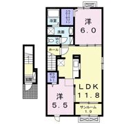 アイリス・ファームBの間取り画像