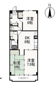 グレースマンションエルフの間取り画像