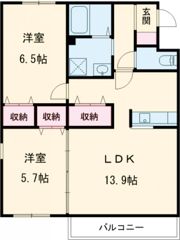 コンフォート小川の間取り画像