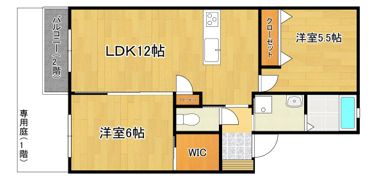 クレストリバーの間取り画像