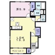 メディオ ピアッツァAの間取り画像