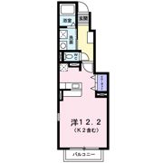 コットン アベニュー Bの間取り画像