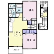 ブルックロードKの間取り画像