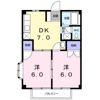 コーポ福の間取り画像