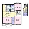 サニーハイツの間取り画像