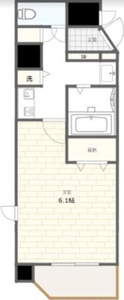 プレサンス京都五条大橋レジェンドの間取り画像