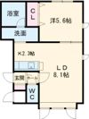ル・ミュゼ川端の間取り画像