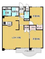 パスティーユ緑町の間取り画像