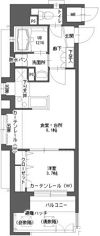 アクタス博多Vタワーの間取り画像