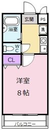ヴィラフローレンスの間取り画像