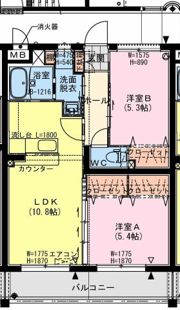 サンメゾン福島の間取り画像