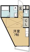 中島田レインボーハイツ輝の間取り画像