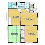 加須市睦町1-6-16貸家の間取り画像