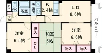ピュア・プルーンの間取り画像