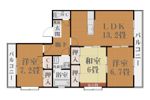 ながつきコーポの間取り画像
