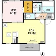 コンフォートスクエア Bの間取り画像
