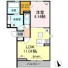 クラウンA＆Hの間取り画像