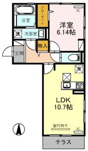 トゥールモンド城殿の間取り画像