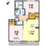コンフォールⅢ番館の間取り画像