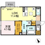 エレガンスHiMi'sの間取り画像