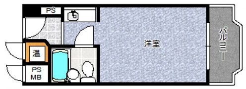 ファミール天神の間取り画像