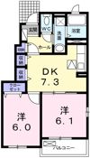 フルールBの間取り画像