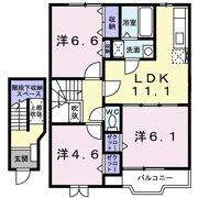 グランドハイツ北館の間取り画像