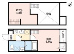リヴェール中央林間の間取り画像