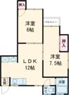 永江コーポ3の間取り画像