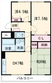 ガーデンテラス田中の間取り画像