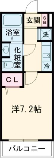 エスポアールA棟の間取り画像