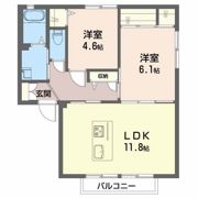 レジデンス古城 B棟の間取り画像