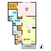 ミヤビ Eの間取り画像