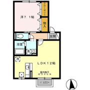エクレール B棟の間取り画像