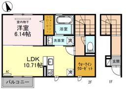 アンソレイユK.J.の間取り画像