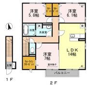 ヴェルティセの間取り画像