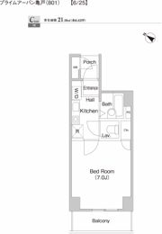 プライムアーバン亀戸の間取り画像