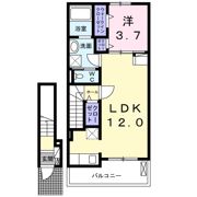 コントレイル Aの間取り画像