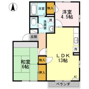 フジパレス高知 G棟の間取り画像